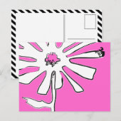 Blume Postkarte (Vorne/Hinten)