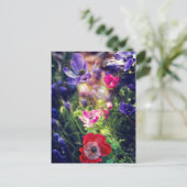 Blume Postkarte (Stehend Vorderseite)