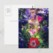 Blume Postkarte (Vorne/Hinten)