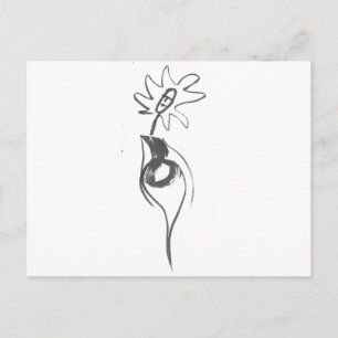 Blume Postkarte