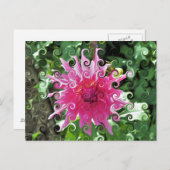 BLUME POSTKARTE (Vorne/Hinten)