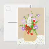 Blume Postkarte (Vorne/Hinten)