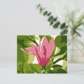 Blume Postkarte (Stehend Vorderseite)