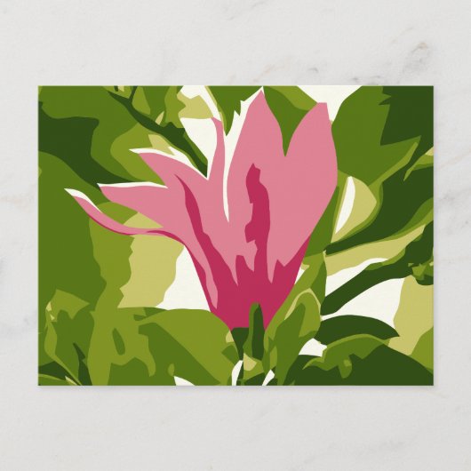 Blume Postkarte (Vorderseite)