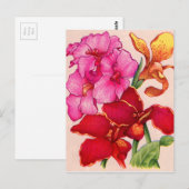 Blume Postkarte (Vorne/Hinten)