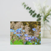 Blume Postkarte (Stehend Vorderseite)