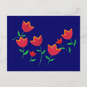 Blume Postkarte
