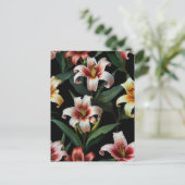 Blume Postkarte (Stehend Vorderseite)