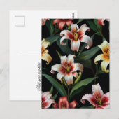 Blume Postkarte (Vorne/Hinten)