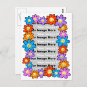 Blume Postkarte (Vorne/Hinten)