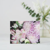 Blume Postkarte (Stehend Vorderseite)