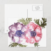 Blume Postkarte (Vorne/Hinten)