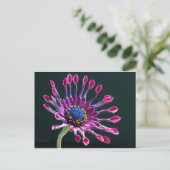 Blume Postkarte (Stehend Vorderseite)