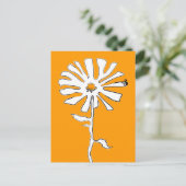 Blume Postkarte (Stehend Vorderseite)