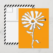 Blume Postkarte (Vorne/Hinten)