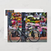 Blume Postkarte (Vorne/Hinten)