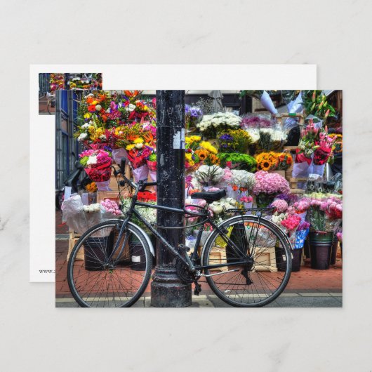 Blume Postkarte (Vorne/Hinten)