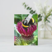 Blume Postkarte (Stehend Vorderseite)