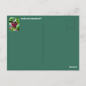 Blume Postkarte (Rückseite)
