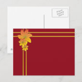 Blume Postkarte (Vorne/Hinten)