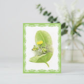 Blume Postkarte (Stehend Vorderseite)