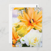 Blume Postkarte (Vorne/Hinten)