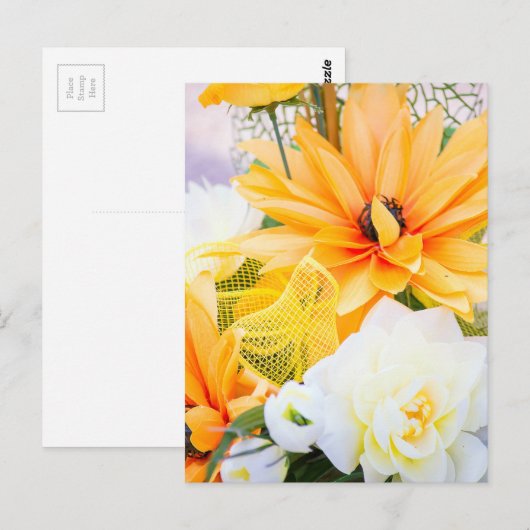 Blume Postkarte (Vorne/Hinten)