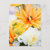 Blume Postkarte (Vorderseite)