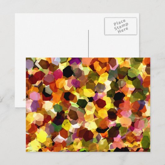 BLUME POSTKARTE (Vorne/Hinten)