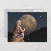 Blume Postkarte (Vorne/Hinten)