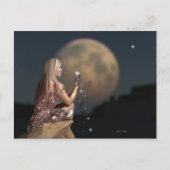 Blume Postkarte (Vorderseite)