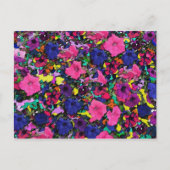 Blume ~ Postkarte / Einladung (Vorderseite)