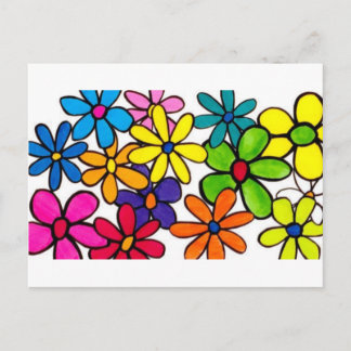 Blume-Postkarte Postkarte