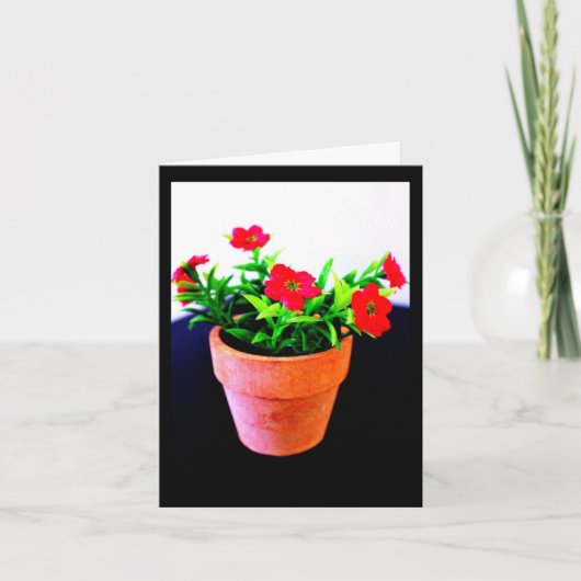 Blume Pot Einladung (Vorderseite)