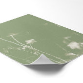 Blume Pot Grüne Wildblume Cyanotyp 2 Poster (Ecke)