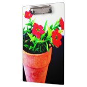 Blume Pot Klemmbrett (Links)