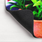 Blume Pot Mousepad (Ecke)