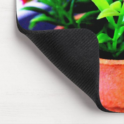 Blume Pot Mousepad (Ecke)