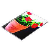 Blume Pot Notizblock (Linke Seite)