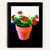 Blume Pot Notizblock (Vorderseite)
