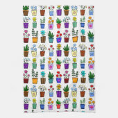 Blume Pots Geschirrtuch (Vertikal)