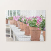 Blume Pots Greenhouse Kew Gardens London Vereinigt Puzzle (Horizontal)