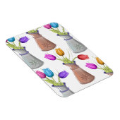 Blume-Pots-Muster Magnet (Rechte Seite)
