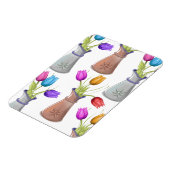 Blume-Pots-Muster Magnet (Linke Seite)