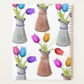 Blume-Pots-Muster Planer (Rückseite)