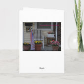 Blume Pots, Porches & Fireflies Karte (Rückseite)