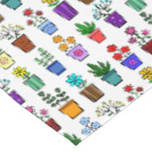 Blume Pots Tischdecke (Schrägansicht)