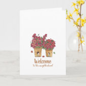 Blume Pots Willkommen Karte (Gelbe Blume)