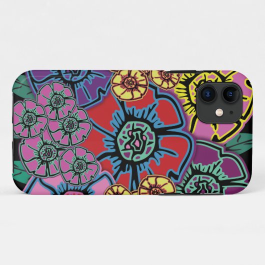 Blume Power #14 Case-Mate iPhone Hülle (Rückseite (Horizontal))