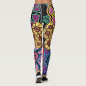 Blume Power #14 Leggings (Rückseite)
